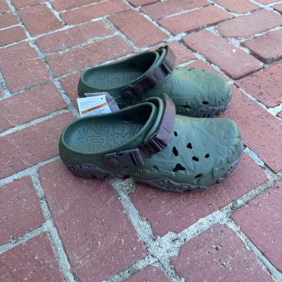 Crocs All Terrain Atlas Green Clogs - Picture 2 of 6